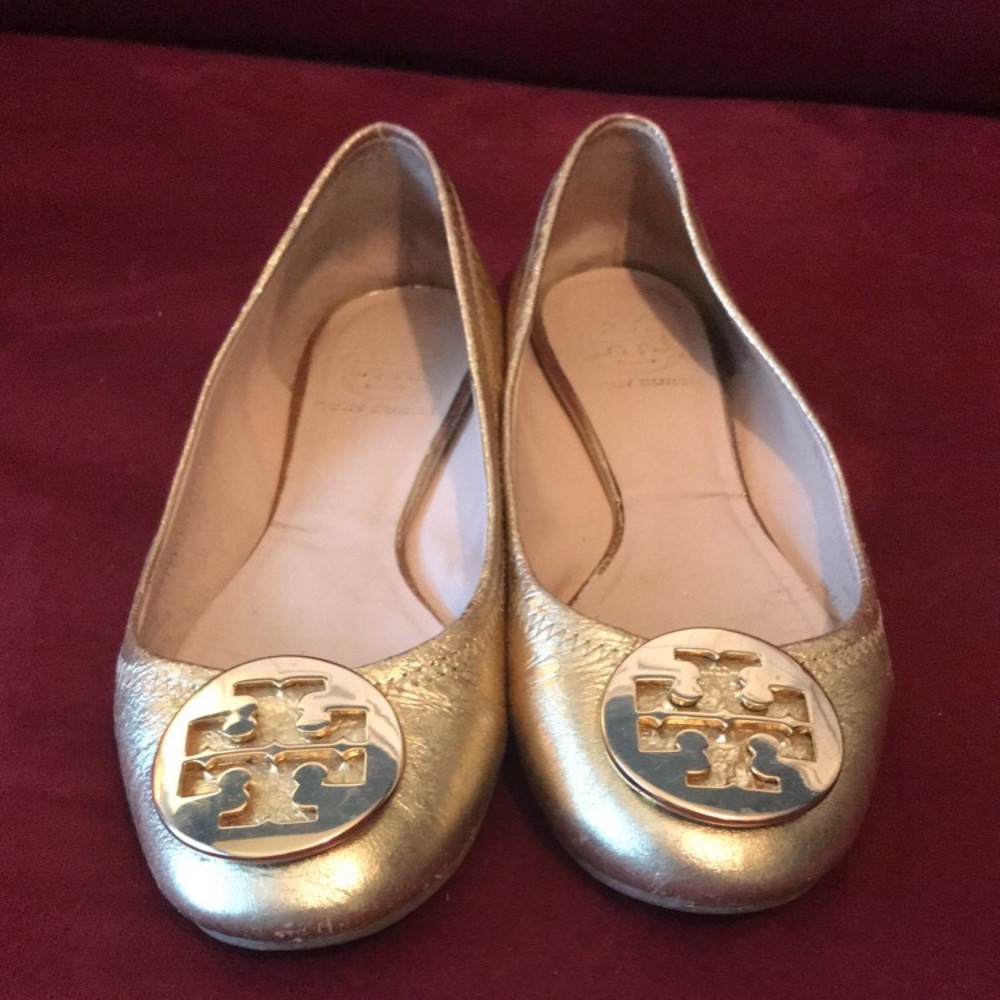 Tory Burch Ballet Flats - Gold